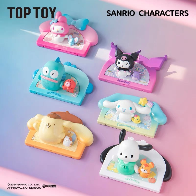 [6 Blind Boxes] TOPTOY x Sanrio Characters MY HOME Series Figures Toy ของเล่นฟิกเกอร์ ของขวัญ