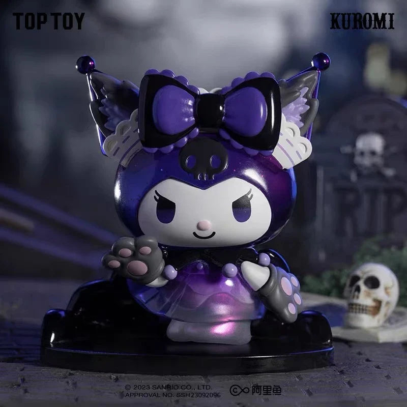 [8 Blind Boxes] TOPTOY x KUROMI Werewolves of Miller's Hollow Series Figures ของเล่นฟิกเกอร์ ของขวัญ
