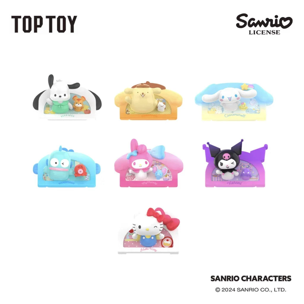 [6 Blind Boxes] TOPTOY x Sanrio Characters MY HOME Series Figures Toy ของเล่นฟิกเกอร์ ของขวัญ
