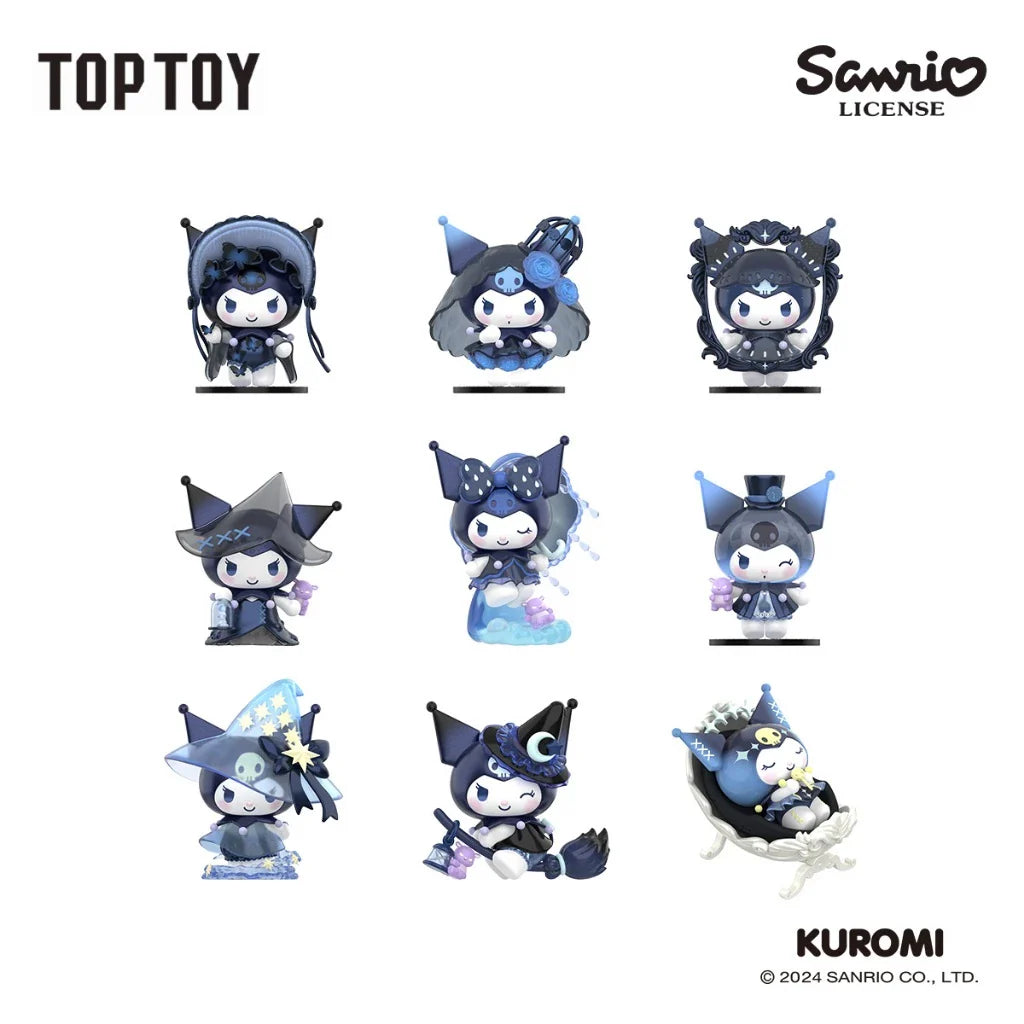 [8 Blind Boxes] TOPTOY x Kuromi the Witch's Feast Series Surprise Box ของเล่นฟิกเกอร์ ของขวัญวันเกิด