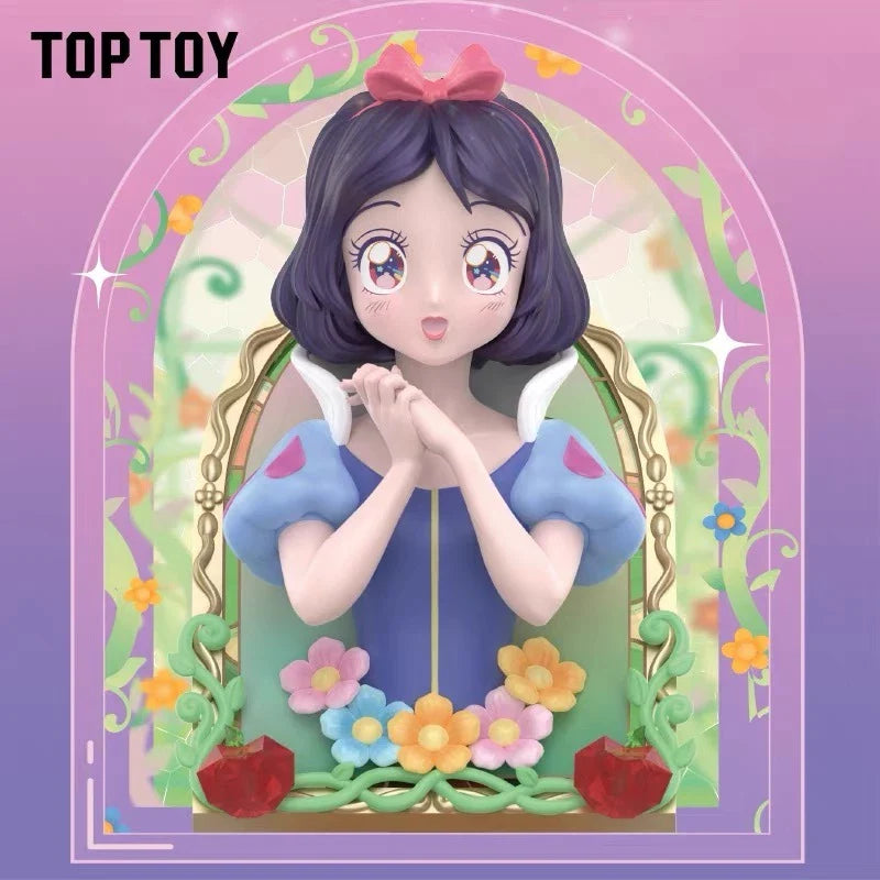 [6 Blind Boxes] TOPTOY x Disney Princess Mirror Secret Message Series Blind Box Collection ของเล่น